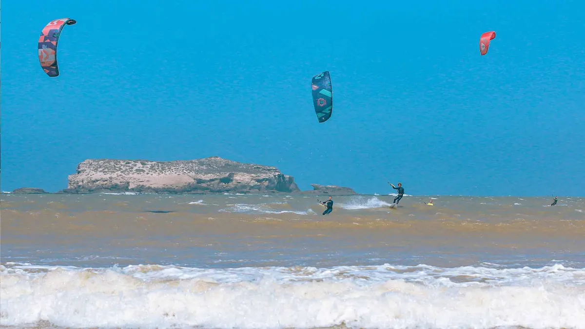 Kitesurfing in Essaouira